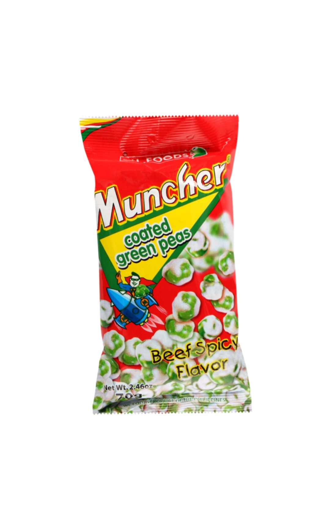Muncher Coated Green Peas Hot