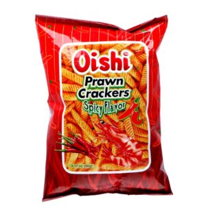 Oishi Prawn Crackers Spicy 90g