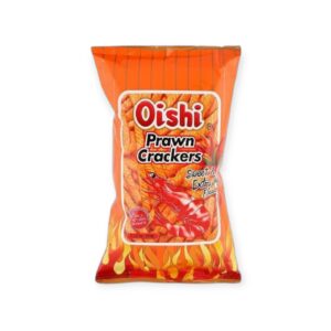 OISHI Prawn Crackers Sweet & Extra Hot Flavor 60g